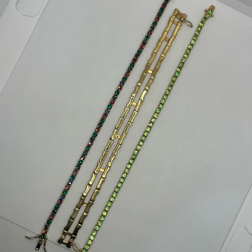 Joan Rivers Interlocking Interchangeable Gold Ton… - image 4